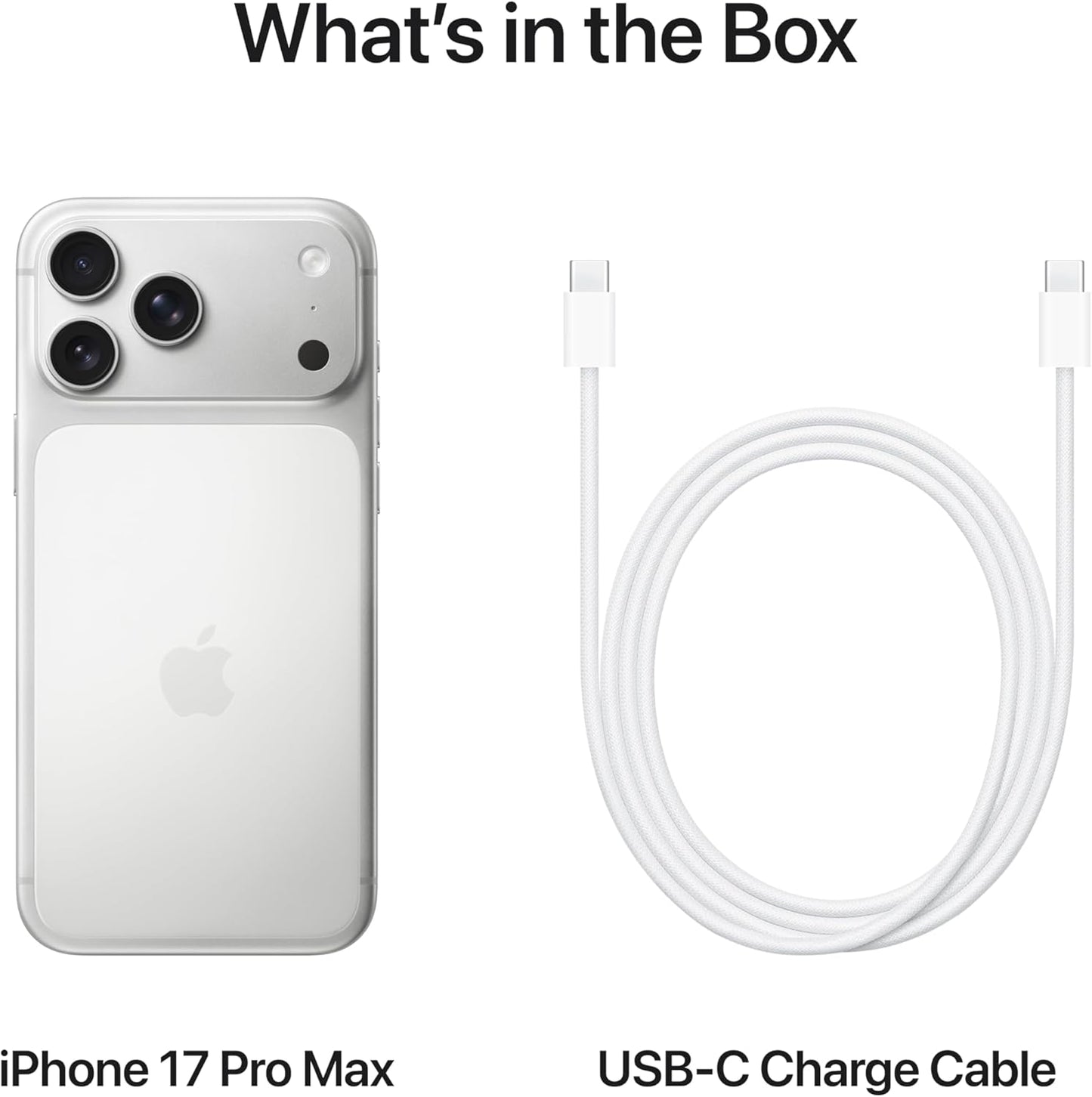 Apple iPhone 17 Pro Max (2TB Storage) - Silver