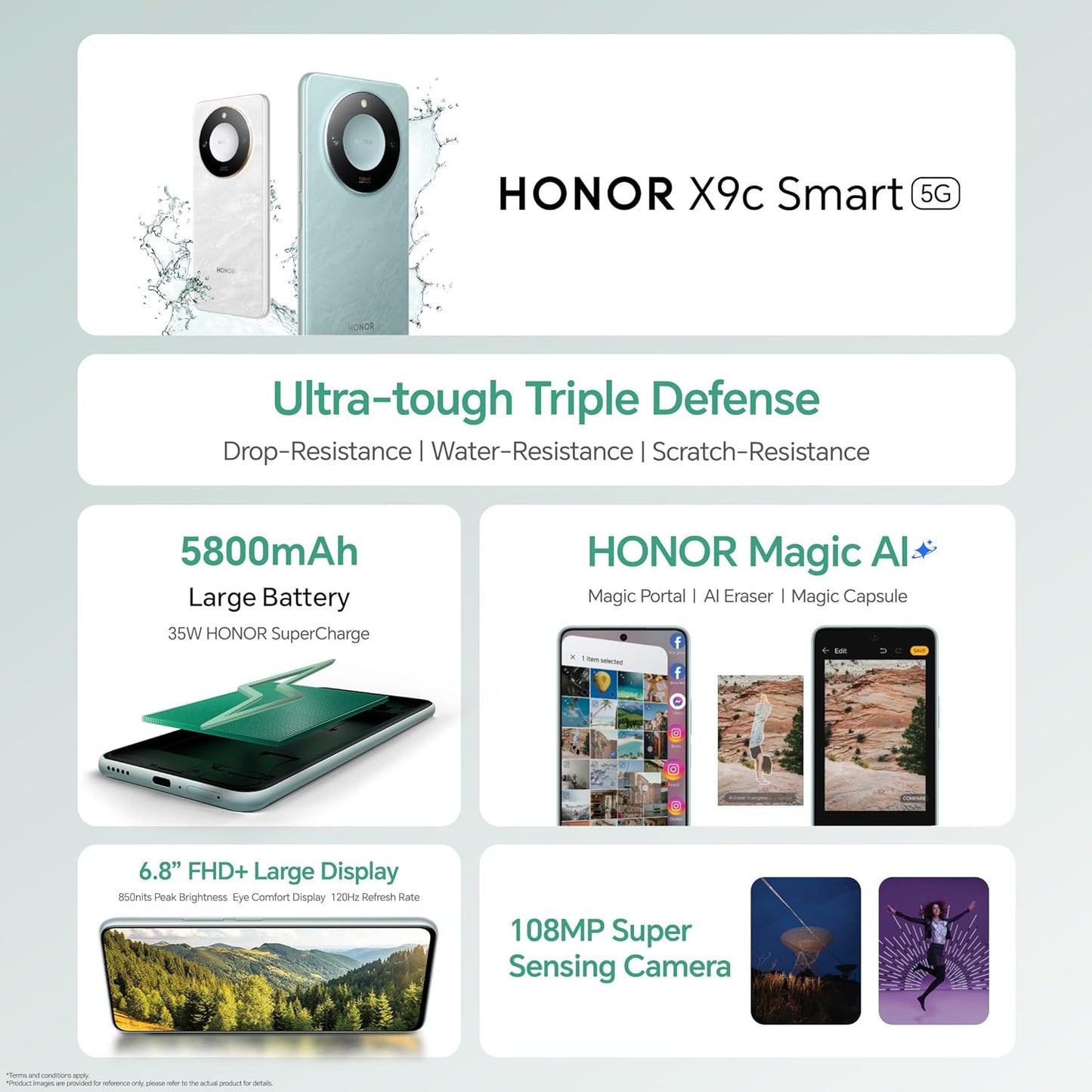 Honor x9c 5G 8 RAM (Smart)