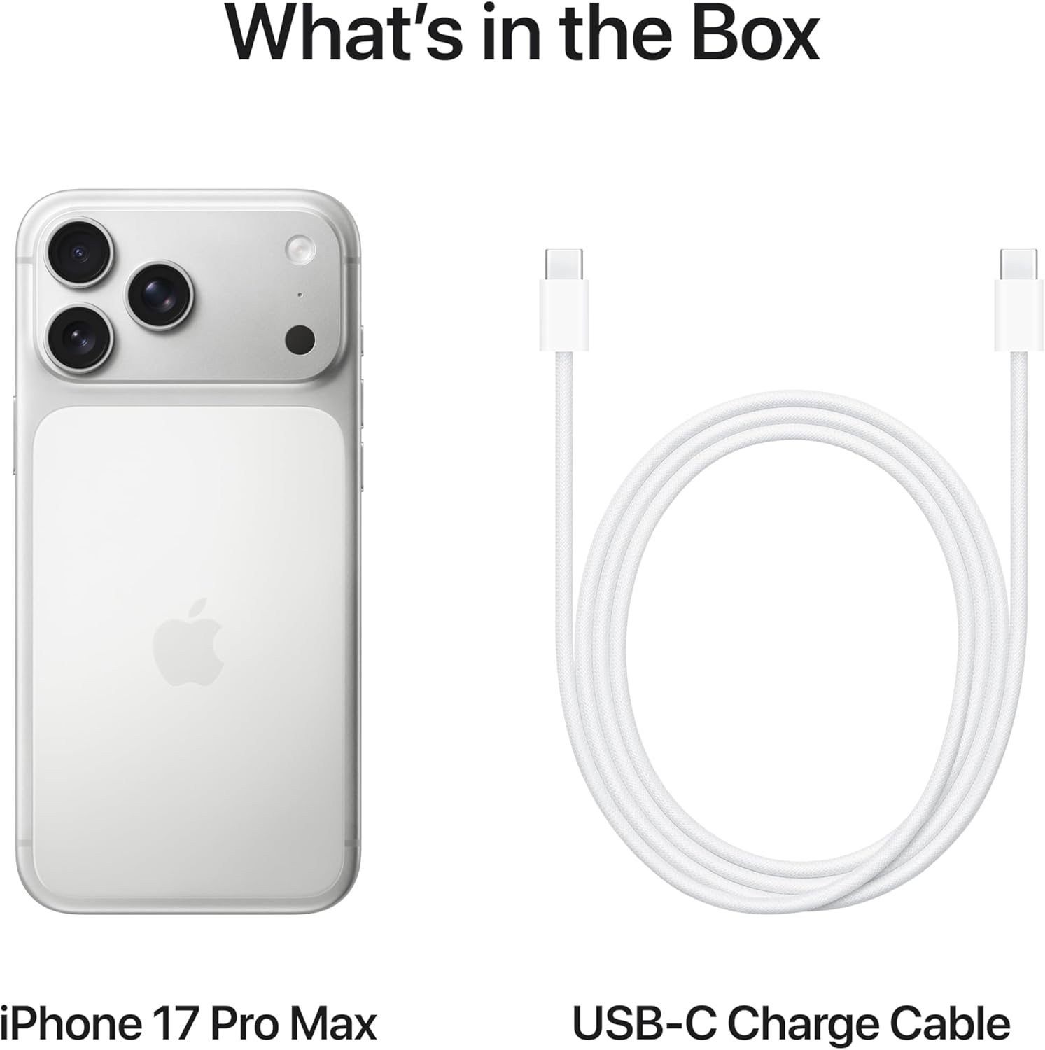 Apple iPhone 17 Pro Max (2TB Storage) - Silver
